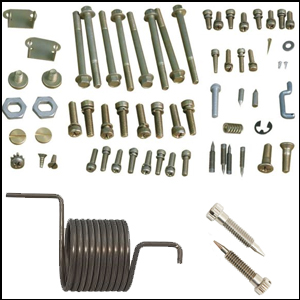 Screws, Fasteners, Springs and Hardware