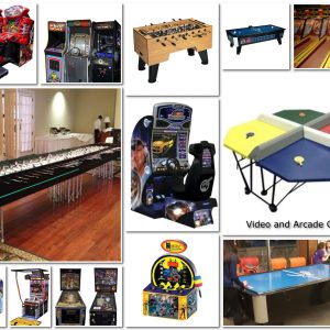 Arcade Machines and Game Table Rentals