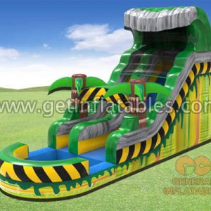 Slide – Black & Yellow Toxic Water Slide