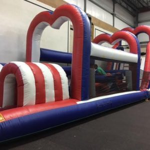 Obstacle Course -Red White & Blue