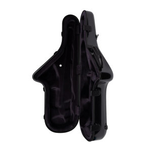 BAM CABINE Tenor Sax Case black gloss side