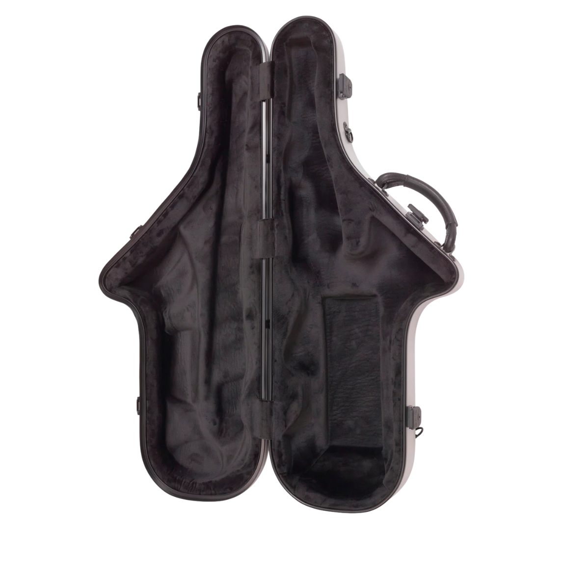 BAM CABINE Tenor Sax Case White Open