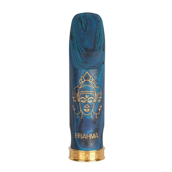 Theo Wanne BRAHMA Alto Mouthpiece - Limited Edition Blue Marbled Hard Rubber