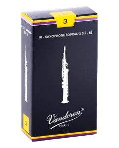 Vandoren Traditional Soprano Saxophone Reeds - Box of 10