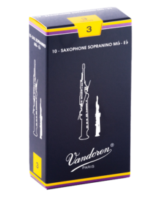 Vandoren Traditional Sopranino Saxophone Reeds - Box of 10