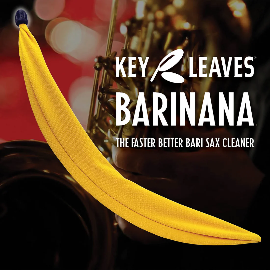 Key Leaves BARINANA Baritone Saxophone Cleaner