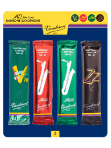 Vandoren Jazz Baritone Saxophone Mix Card