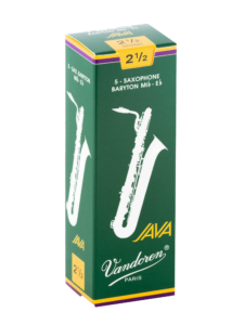Vandoren JAVA Green Baritone Saxophone Reeds - Box of 5