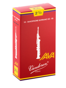 Vandoren JAVA Red Soprano Saxophone Reeds - Box of 10