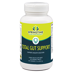 Total Gut Support – Dogs – 1 jar of 180 – FREE
