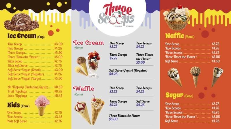 three-scoops